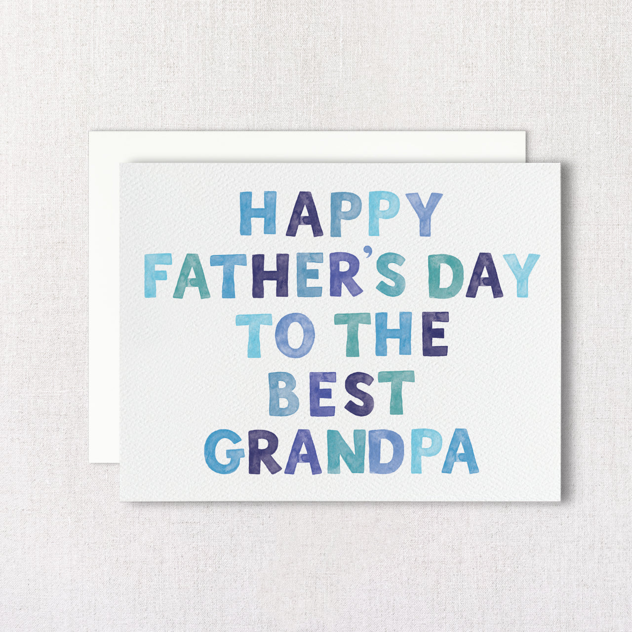 Happy Father's Day to the Best Grandpa Greeting Card by Gert & Co