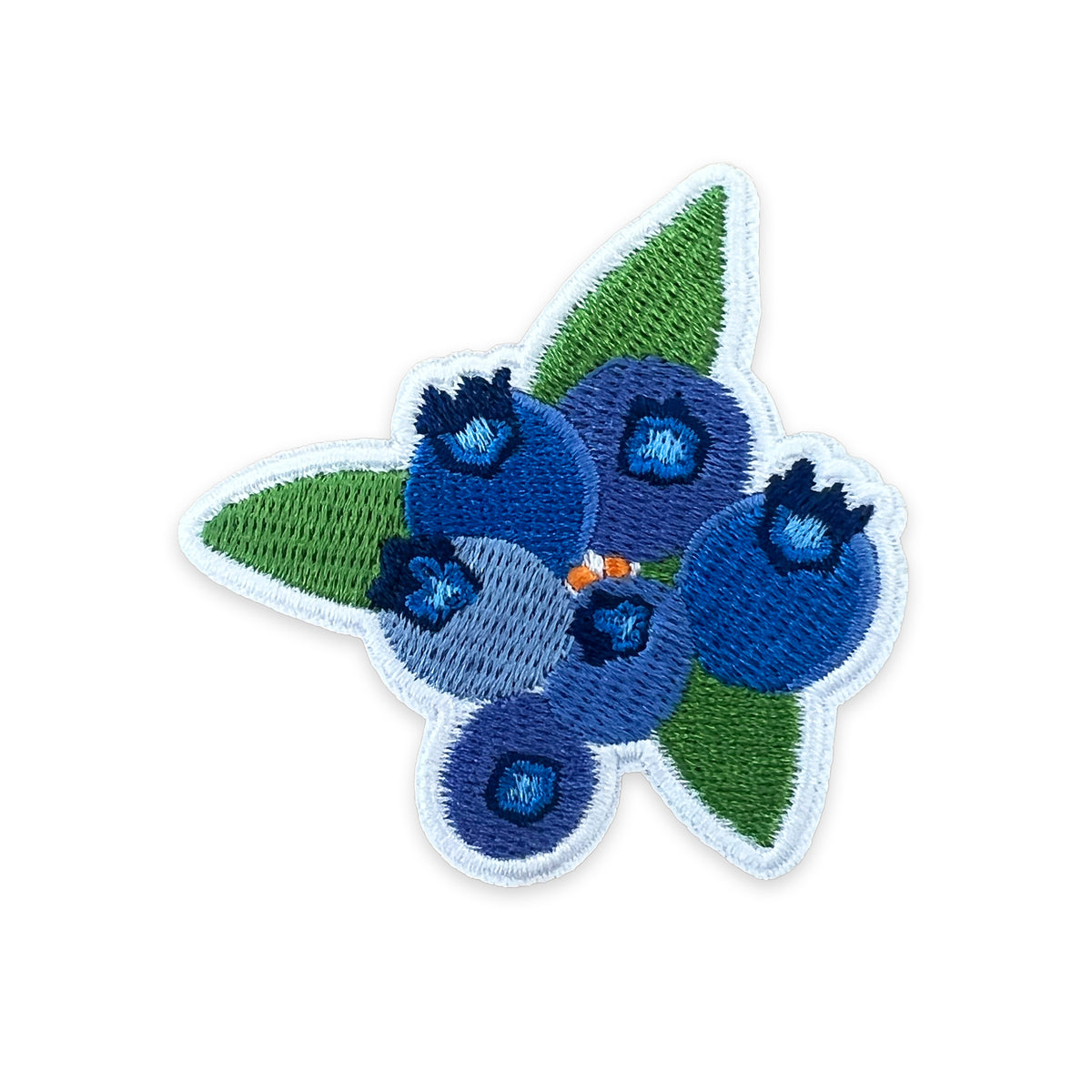 Blueberry Iron-On Patch
