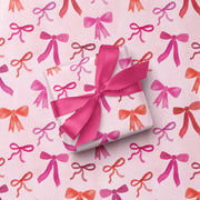 Pink Bows Gift Wrap by Gert & Co