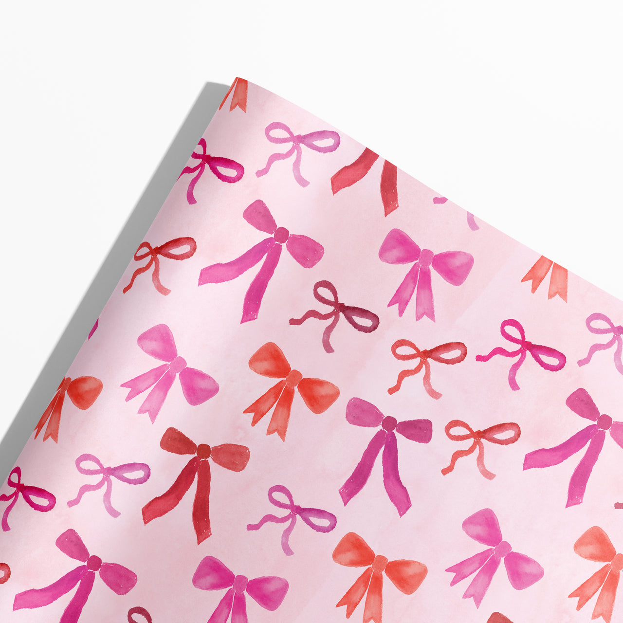Pink Bows Gift Wrap by Gert & Co