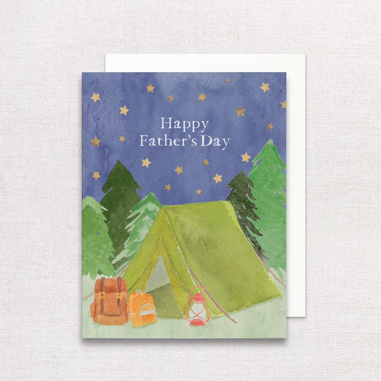 Father's Day Camping Greeting Card