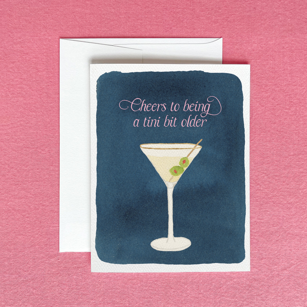 Dirty Martini Birthday Greeting Card by Gert & Co