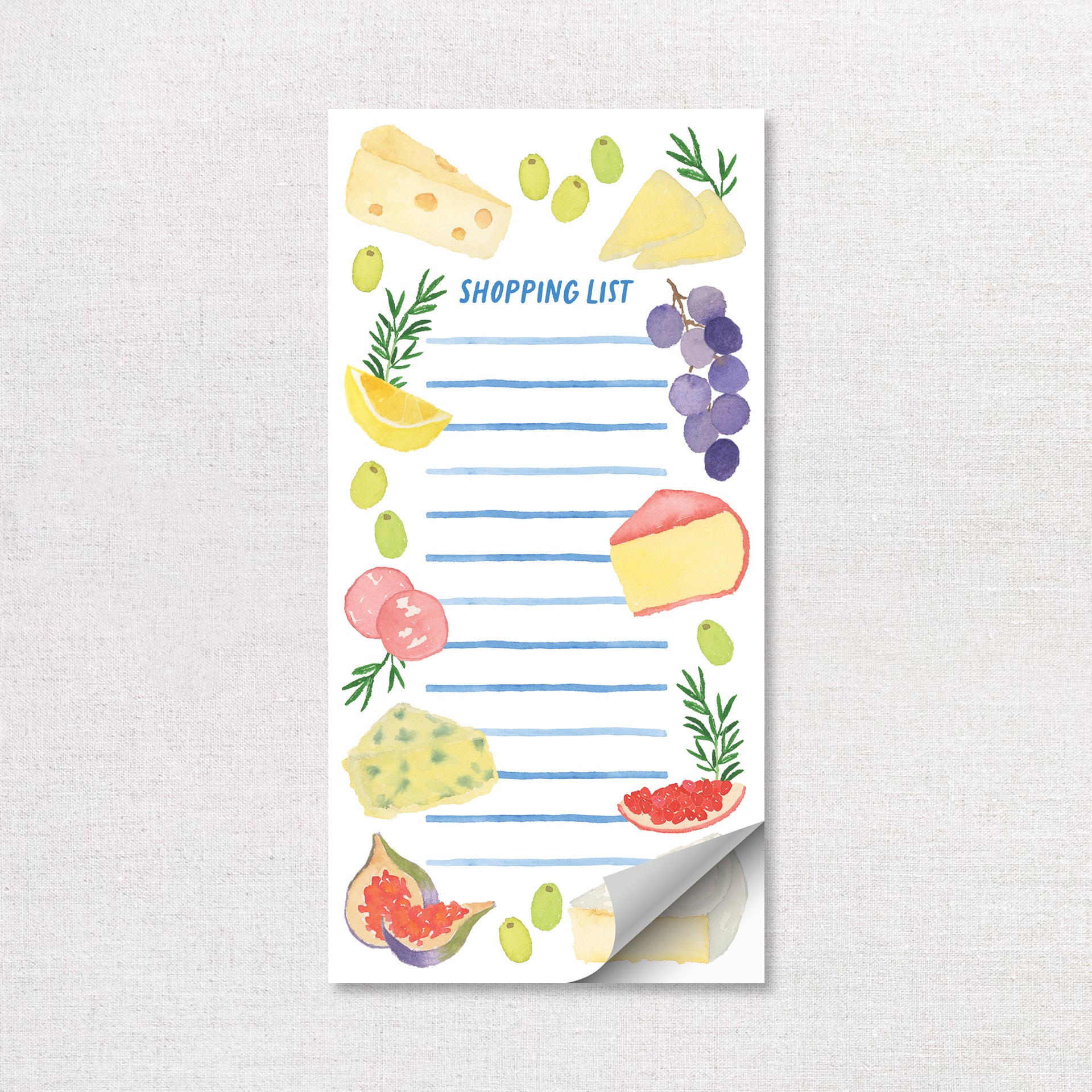 Cheese Board Notepad by Gert & Co