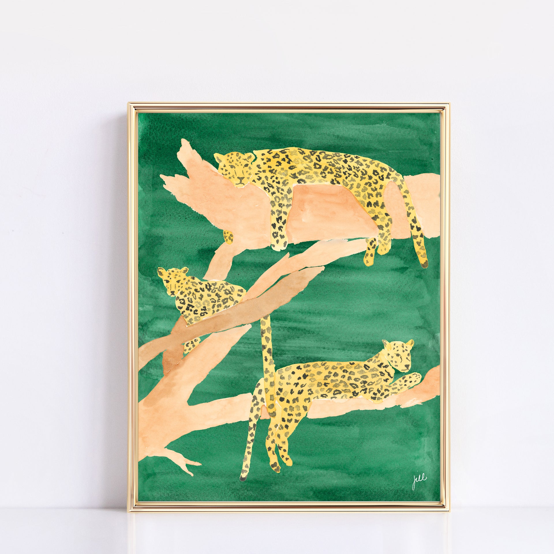 Lounging Cheetahs Art Print by Gert & Co