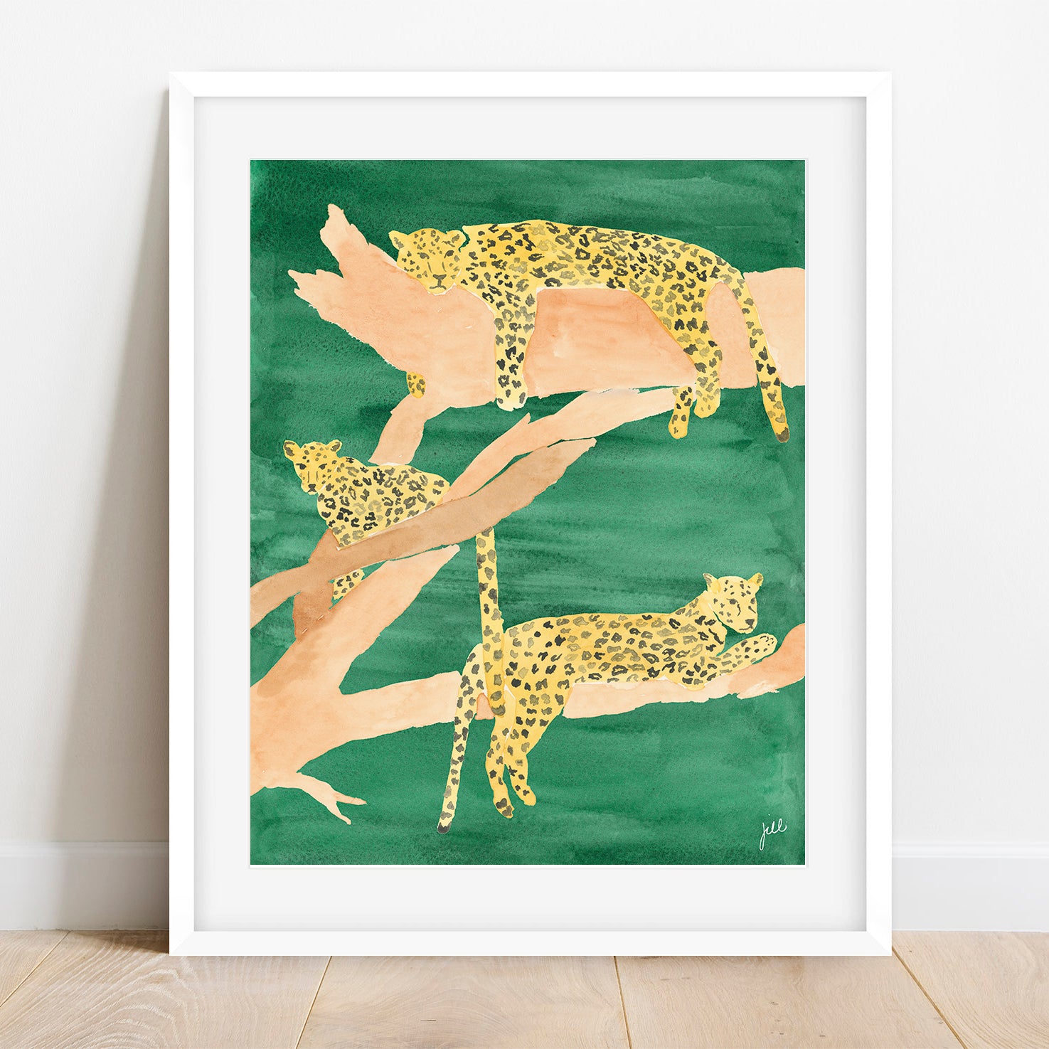 Lounging Cheetahs Art Print by Gert & Co