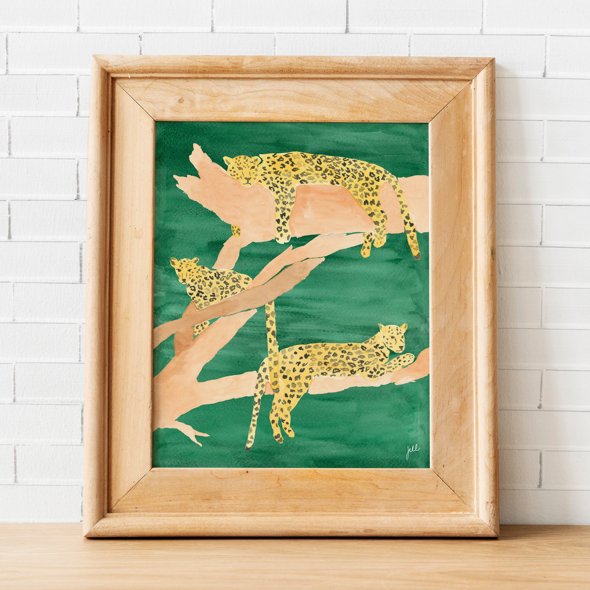 Lounging Cheetahs Art Print by Gert & Co