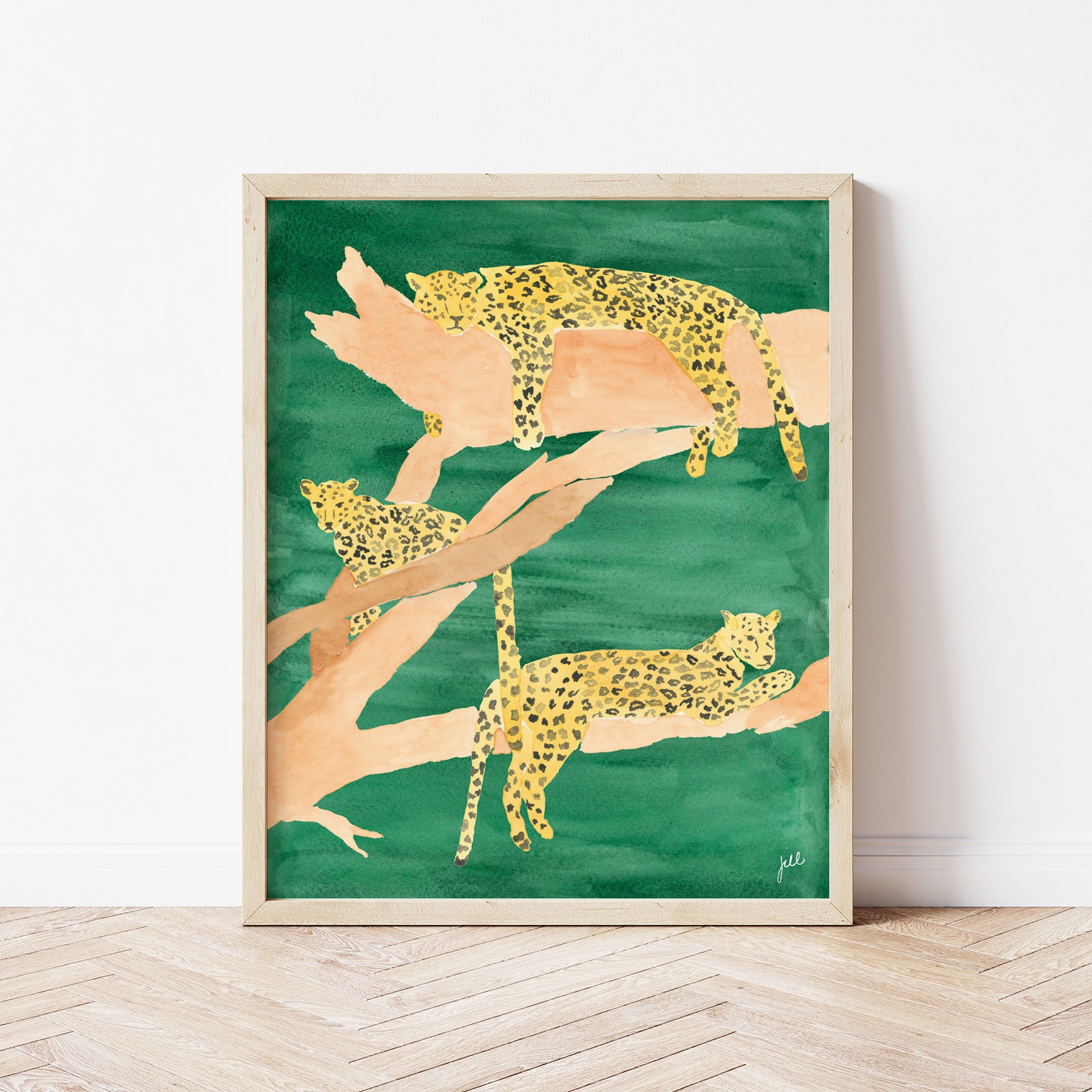 Lounging Cheetahs Art Print by Gert & Co