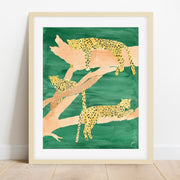 Lounging Cheetahs Art Print by Gert & Co