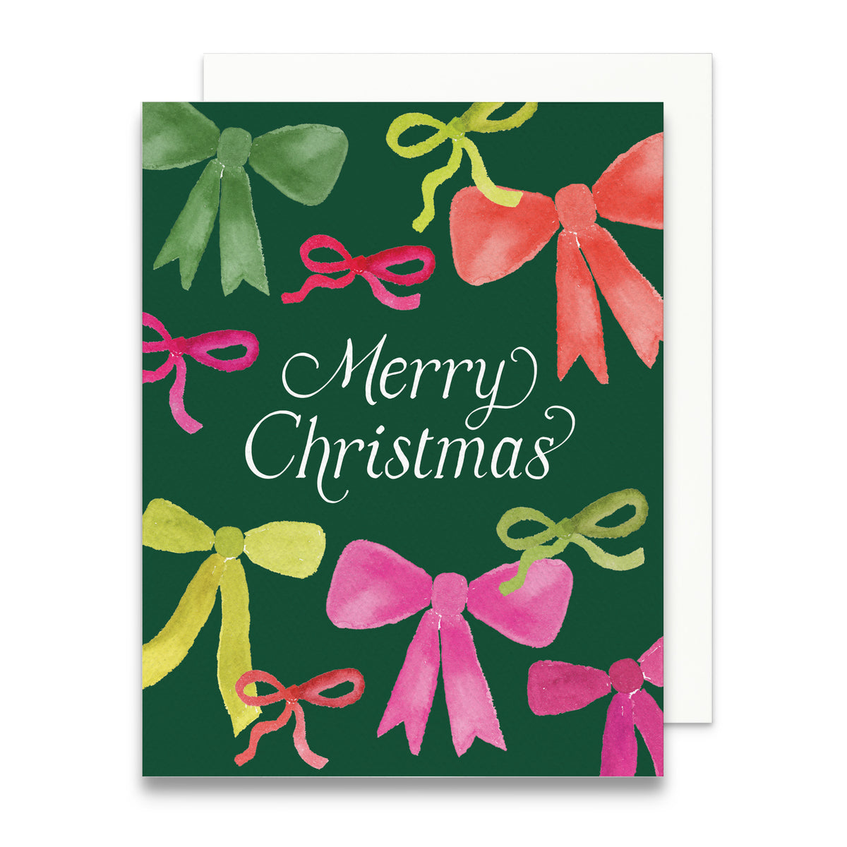 Christmas Bows Greeting Card