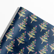 Whimsical Holiday Trees Gift Wrap by Gert & Co