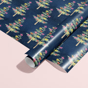 Whimsical Holiday Trees Gift Wrap by Gert & Co