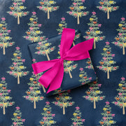 Whimsical Holiday Trees Gift Wrap by Gert & Co