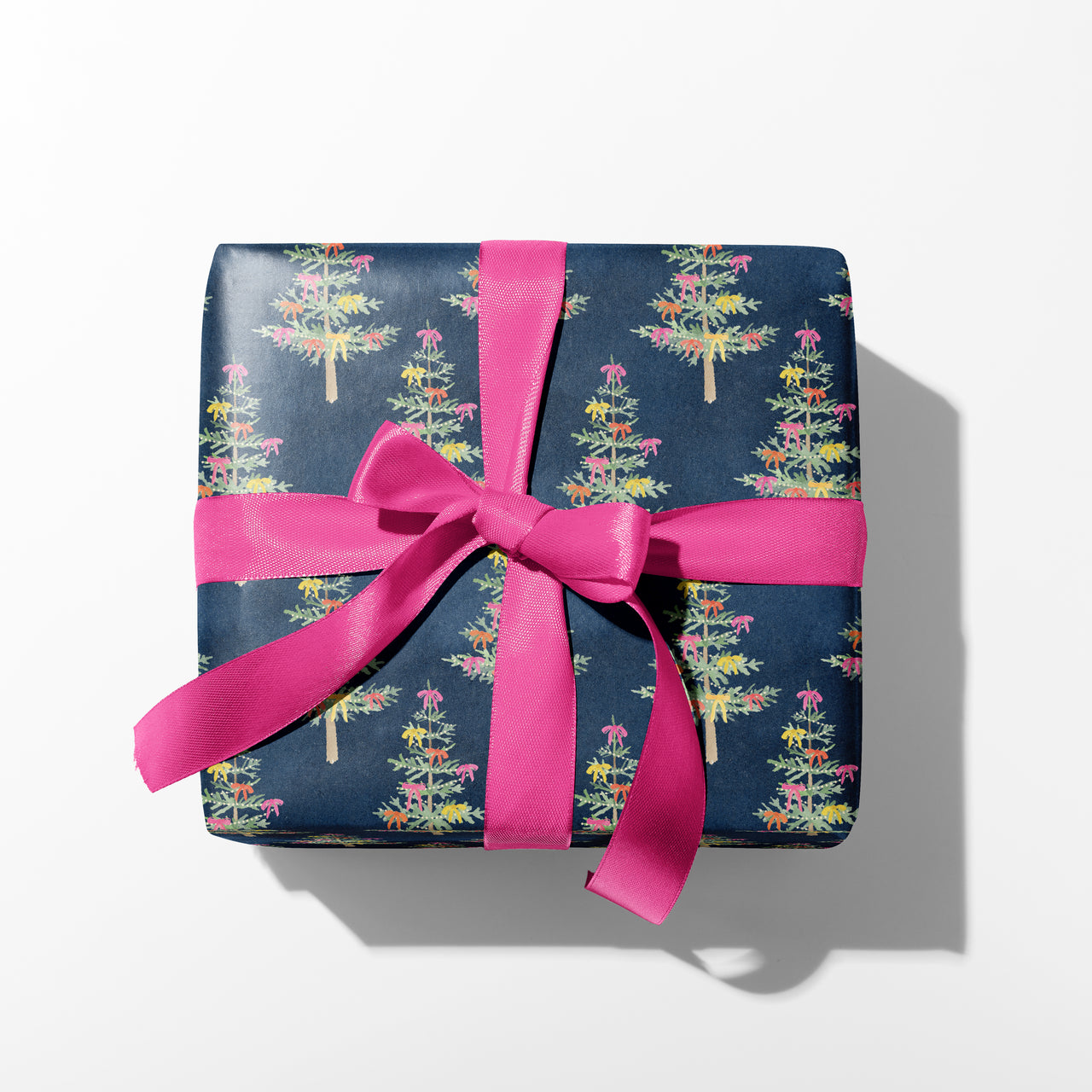 Whimsical Holiday Trees Gift Wrap by Gert & Co