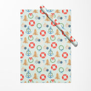 Coastal Christmas Gift Wrap by Gert & Co