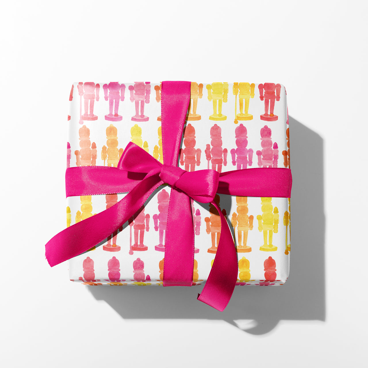 Colorful Nutcrackers Holiday Gift Wrap