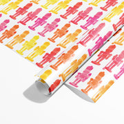Colorful Nutcrackers Holiday Gift Wrap by Gert & Co