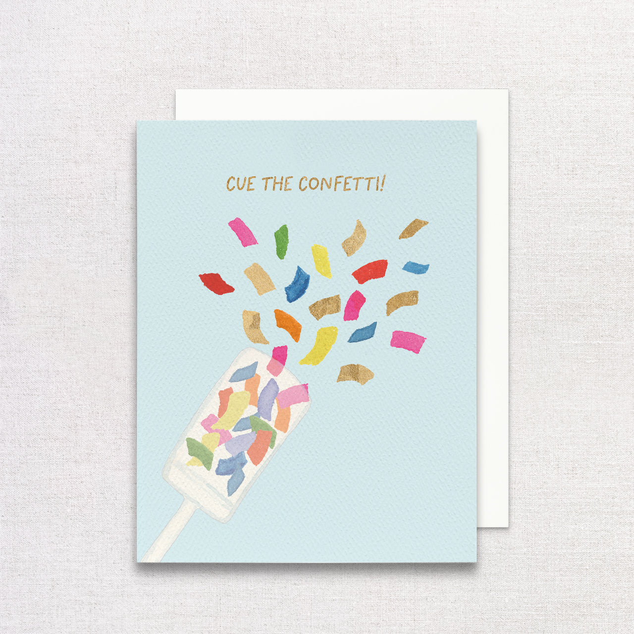 Cue the Confetti Congratulations Card