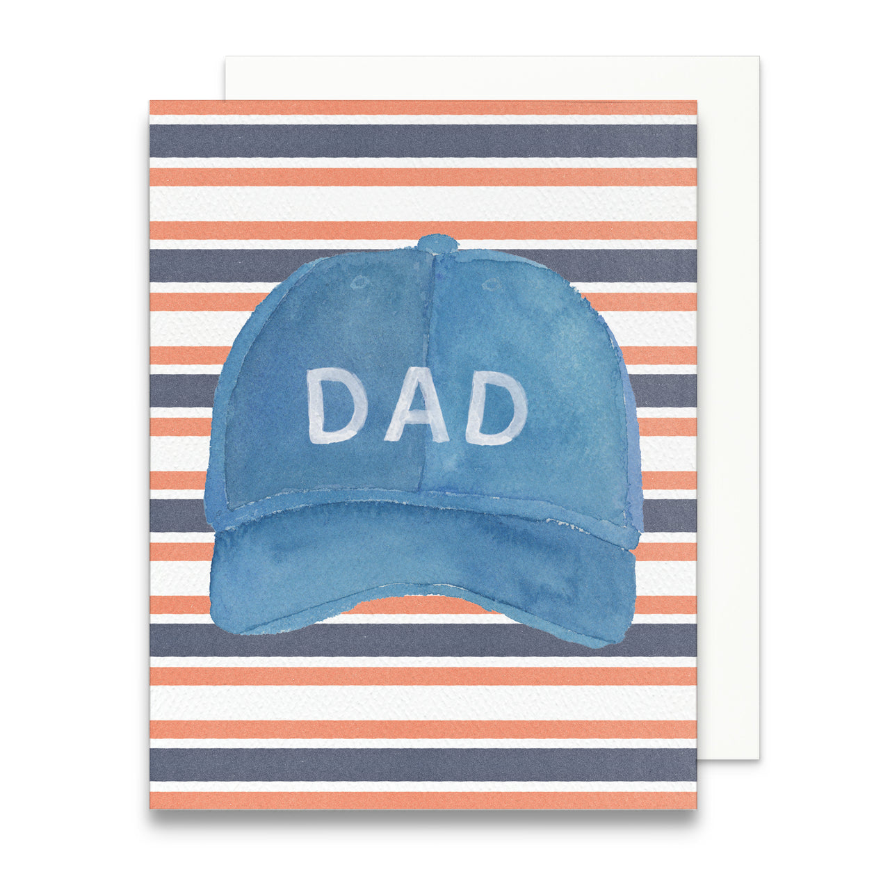 Dad Baseball Hat Greeting Card