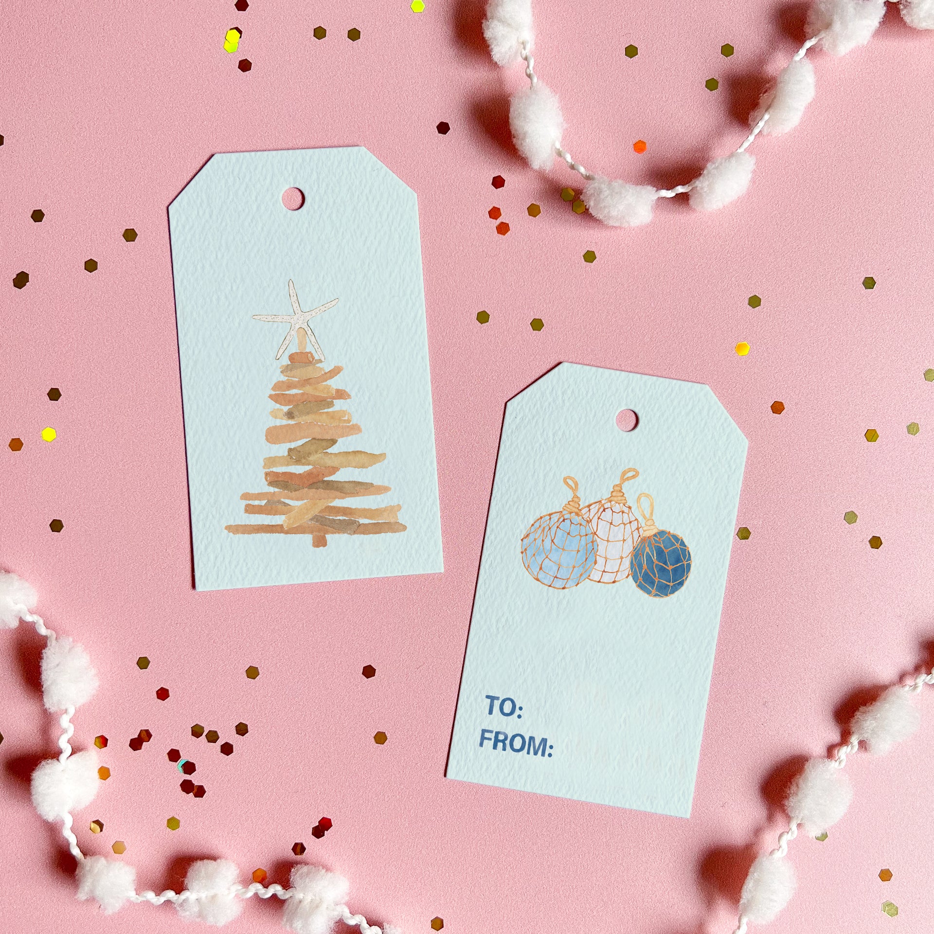 Driftwood Christmas Tree Gift Tags by Gert & Co