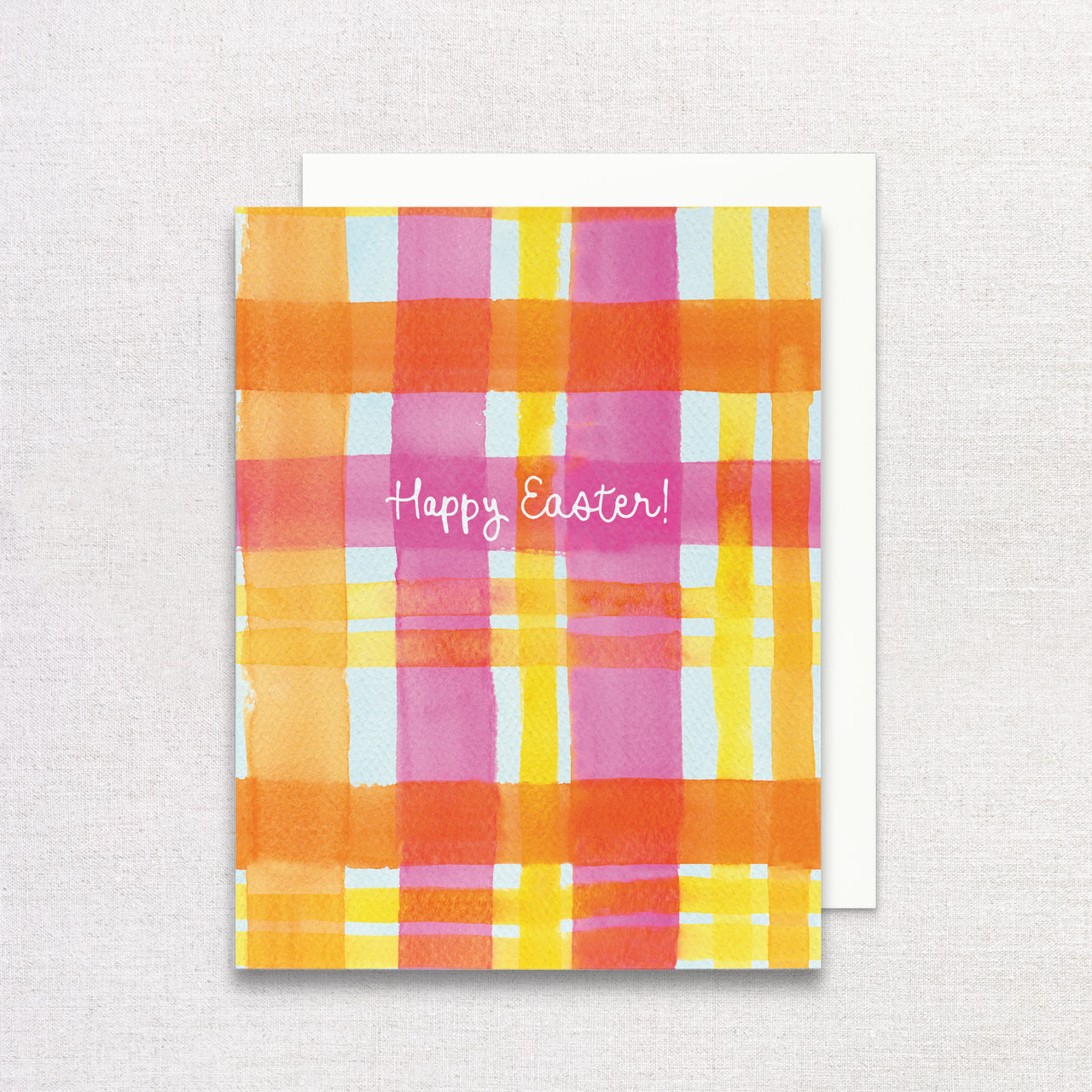 Plaid Easter Greeting Card