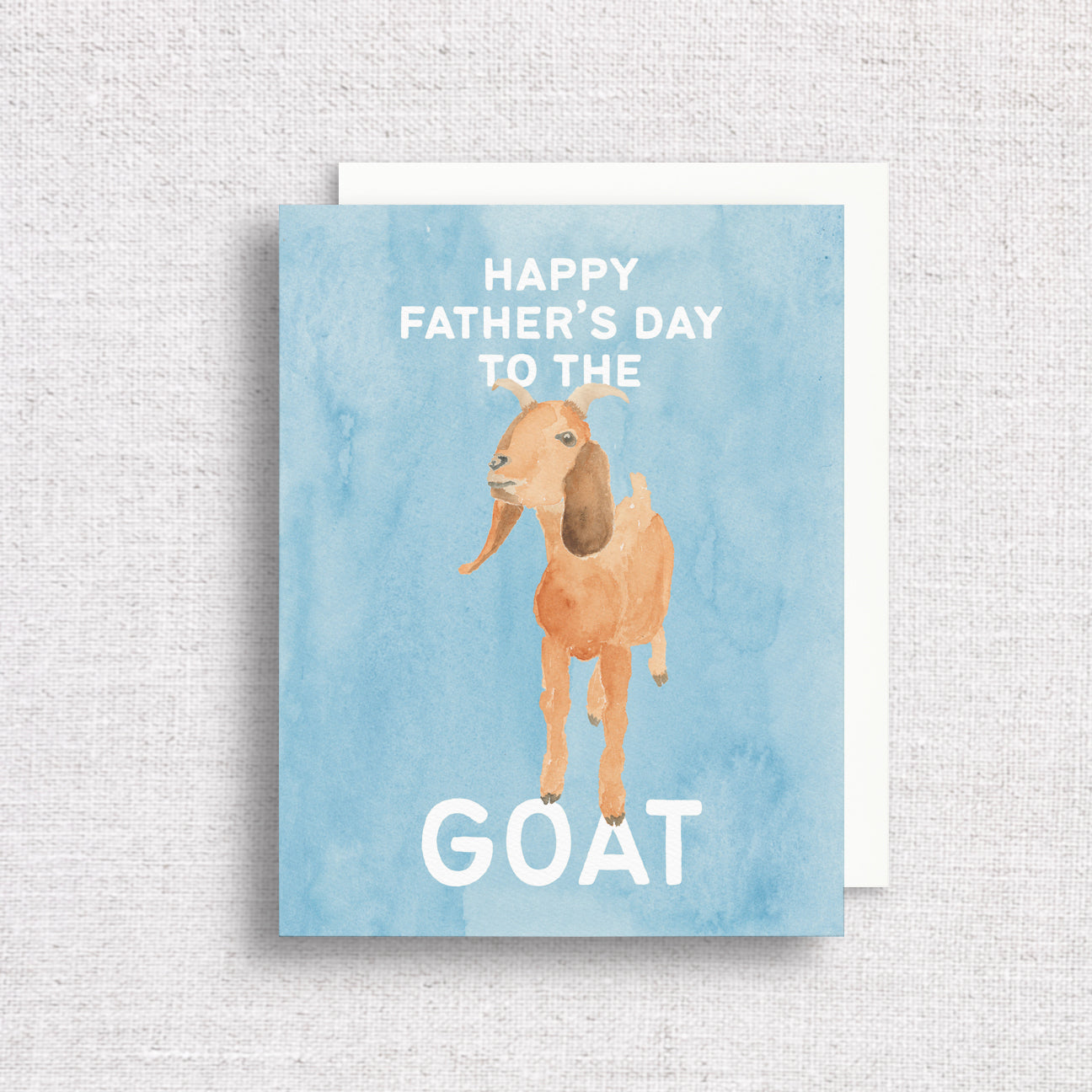 Happy Father's Day to the GOAT Greeting Card by Gert & Co