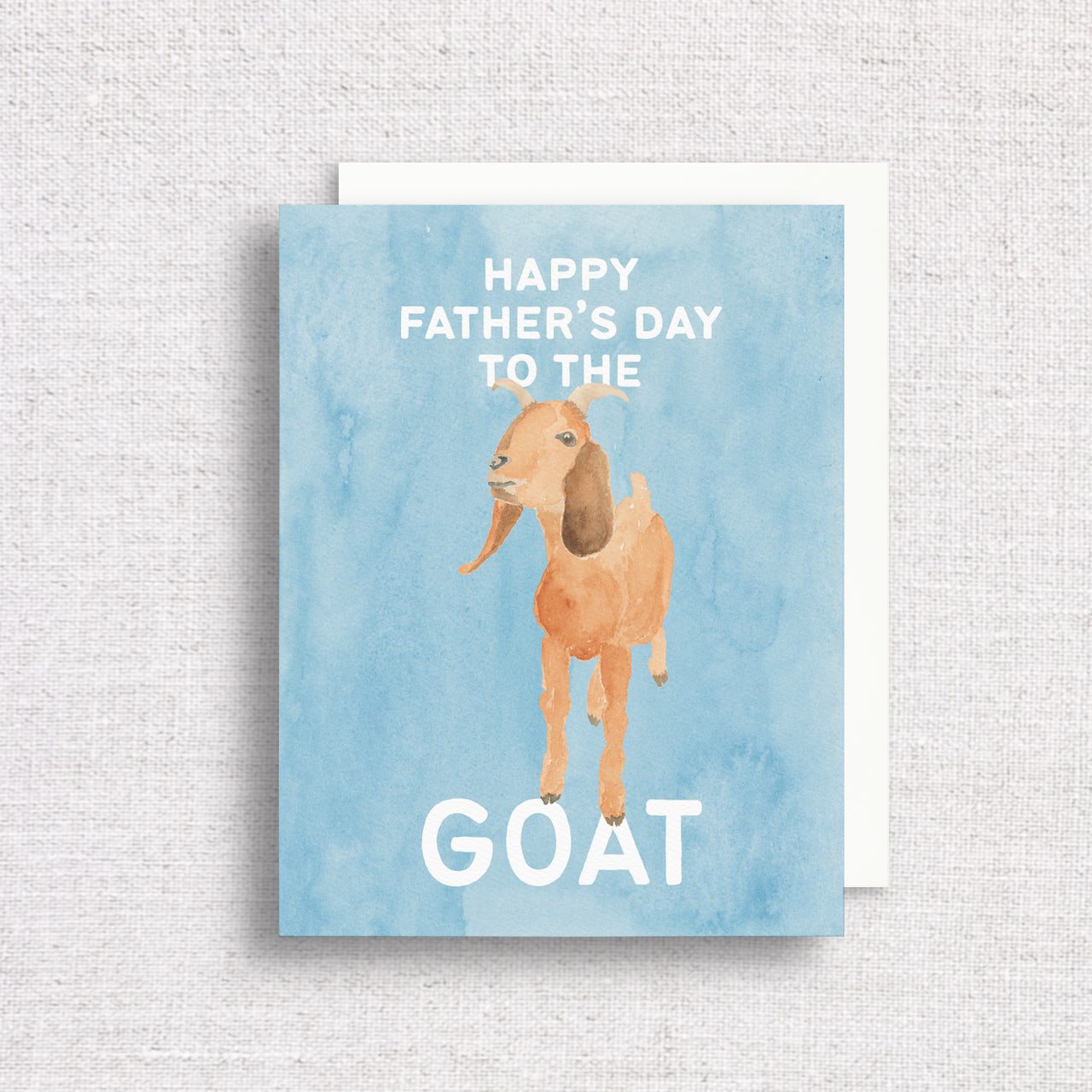 Happy Father's Day to the GOAT Greeting Card by Gert & Co