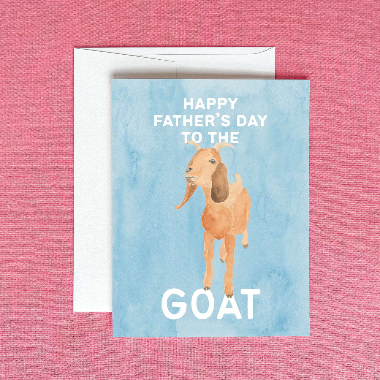 Happy Father's Day to the GOAT Greeting Card by Gert & Co