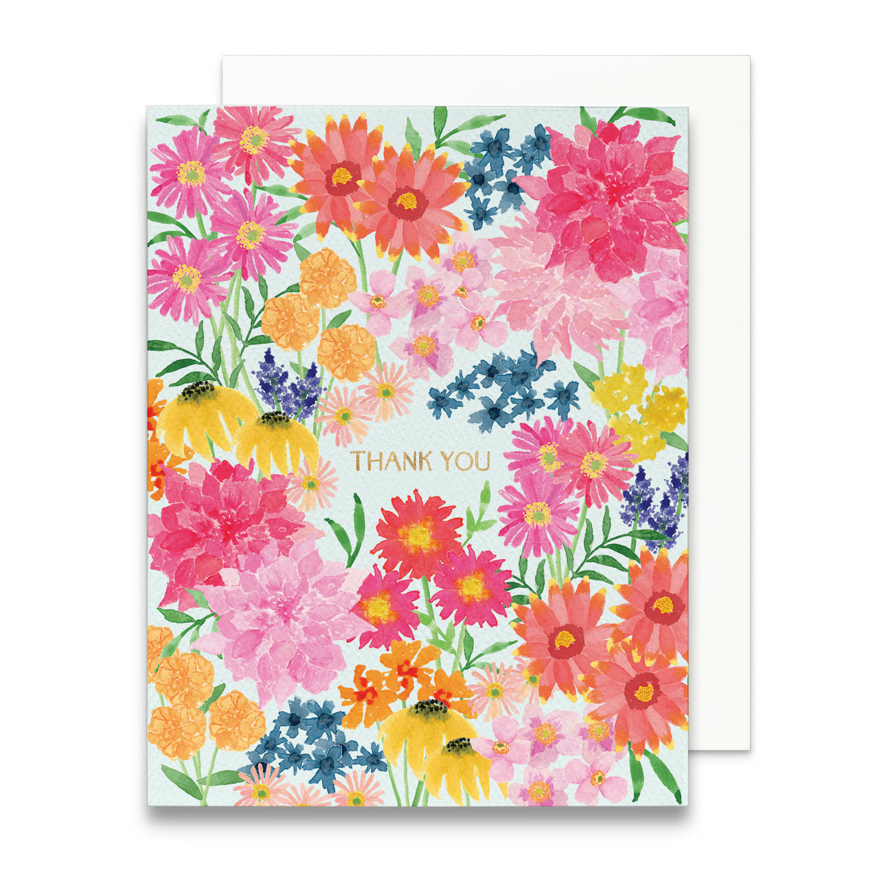 Bright Wildflowers Thank You Cards, Set of 6