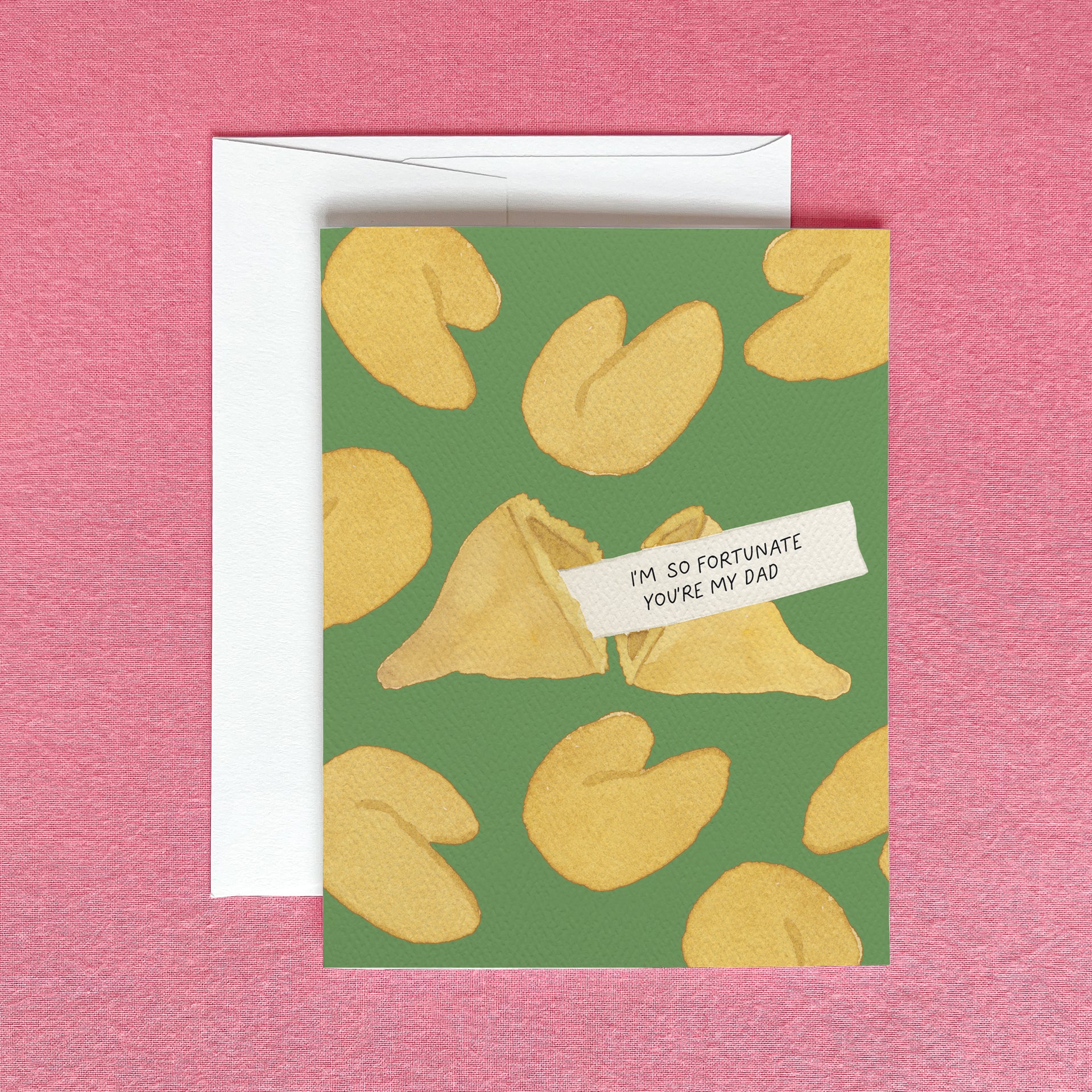 Fortunate You're My Dad Greeting Card by Gert & Co