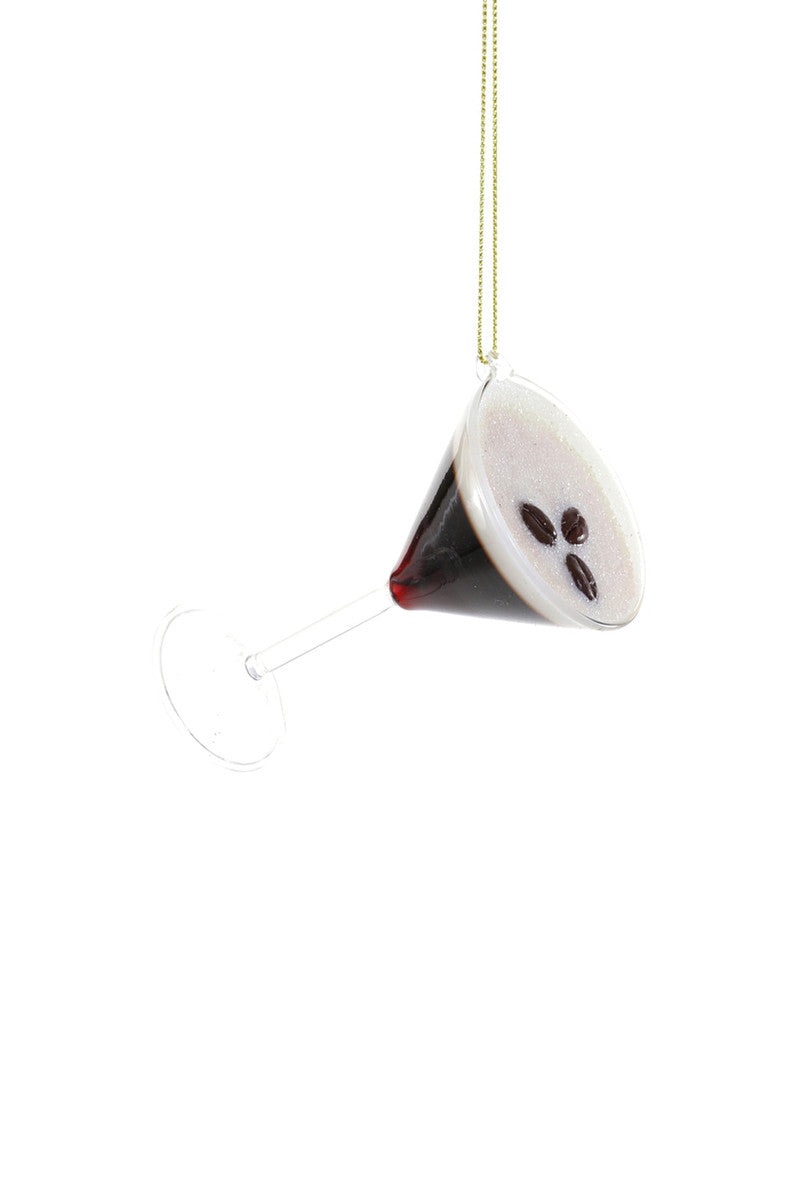 Espresso Martini Glass Ornament