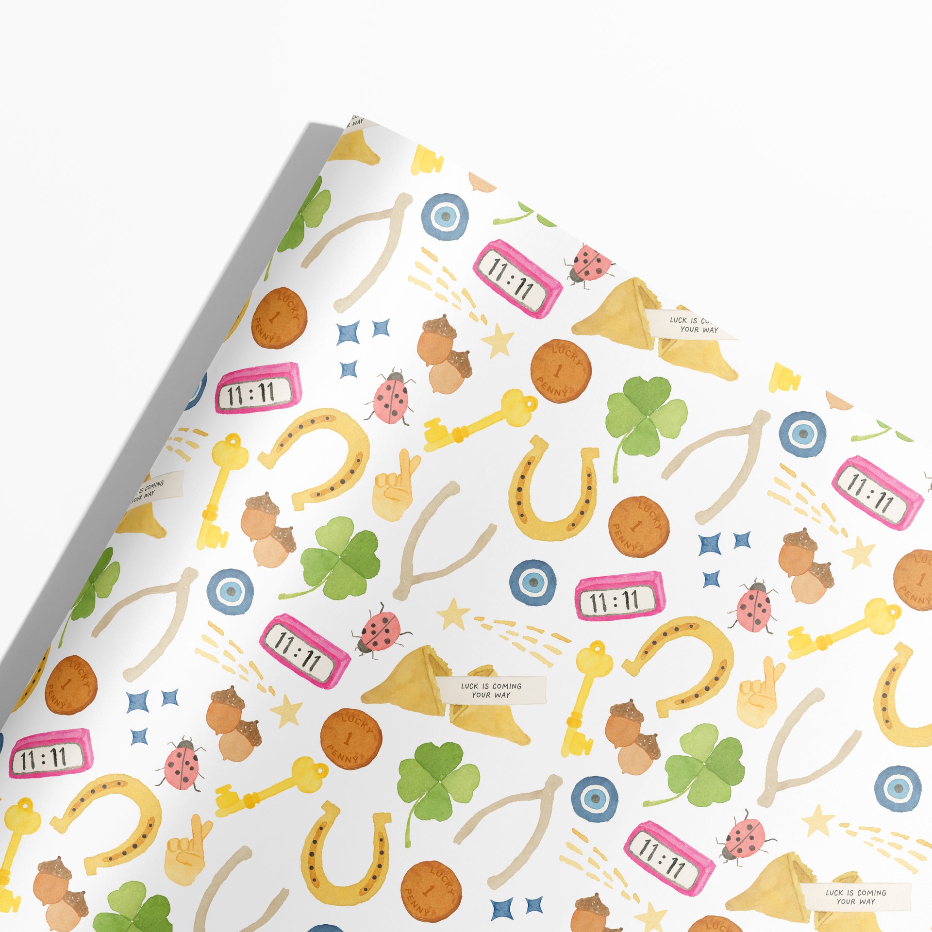 Good Luck Charms Gift Wrap by Gert & Co