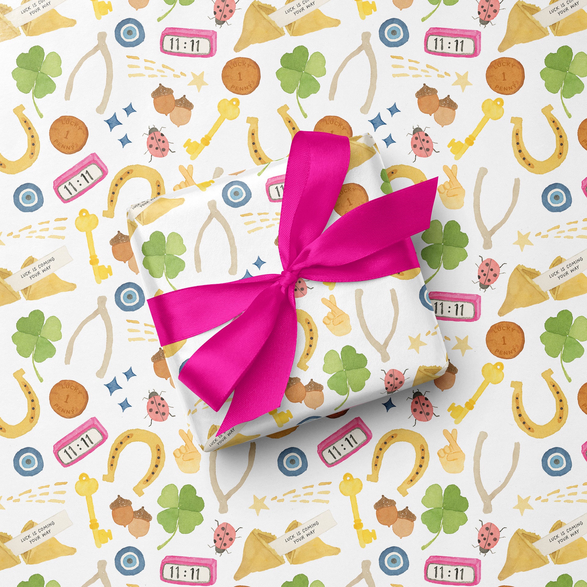 Good Luck Charms Gift Wrap by Gert & Co