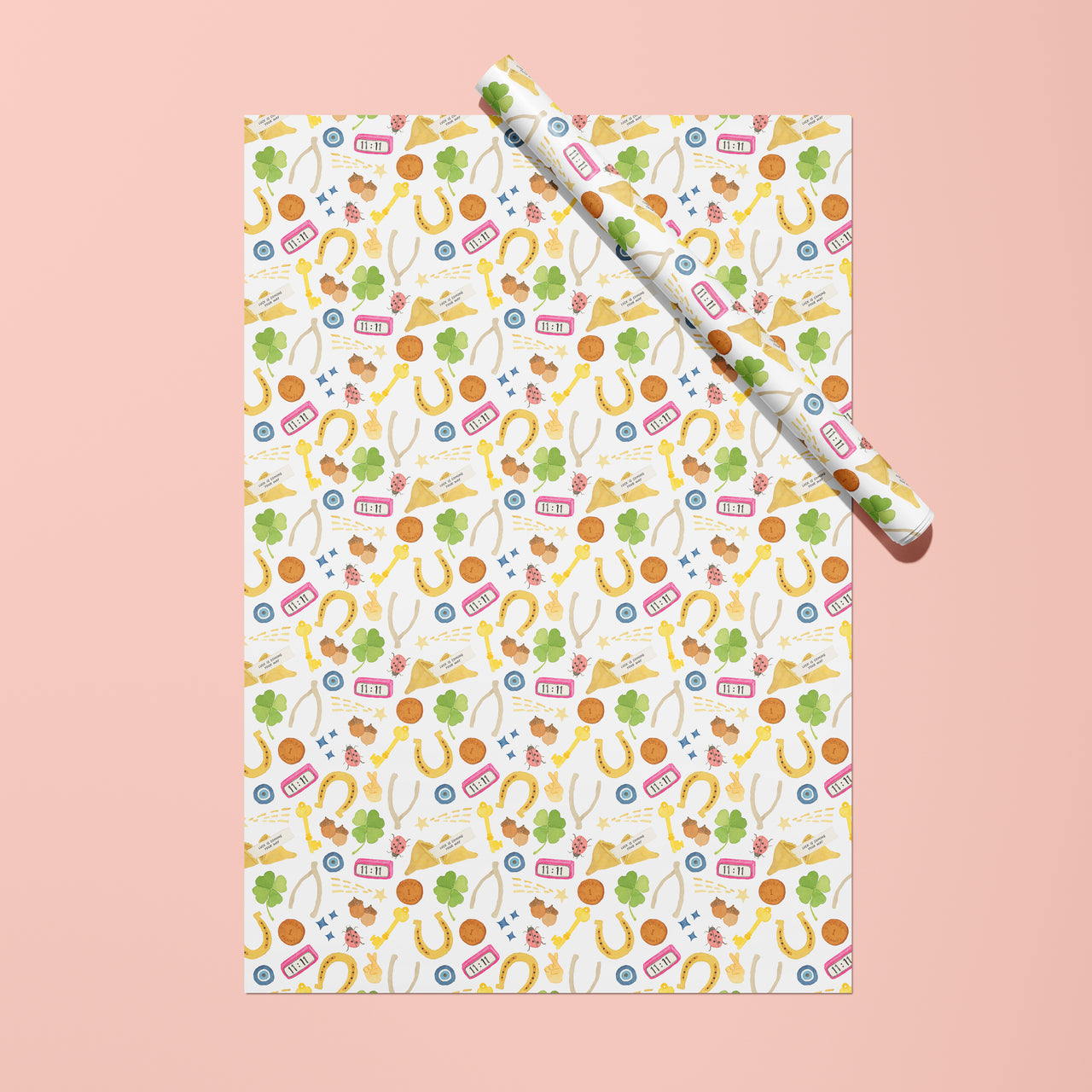 Good Luck Charms Gift Wrap by Gert & Co