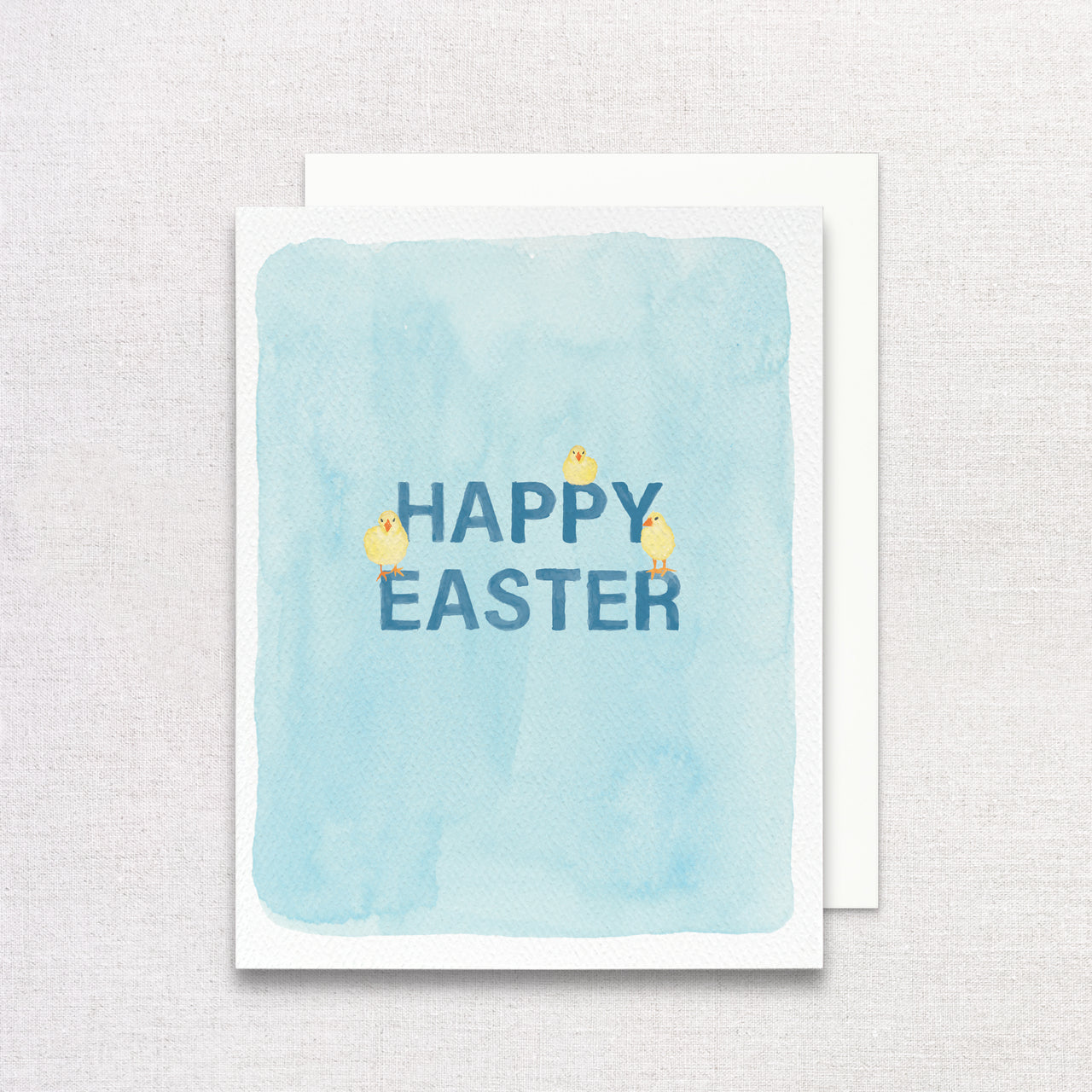 Happy Easter Chicks Greeting Card