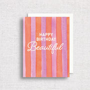 Happy Birthday Beautiful Greeting Card Greeting Card by Gert & Co