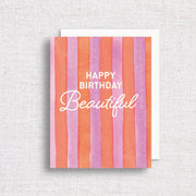 Happy Birthday Beautiful Greeting Card Greeting Card by Gert & Co