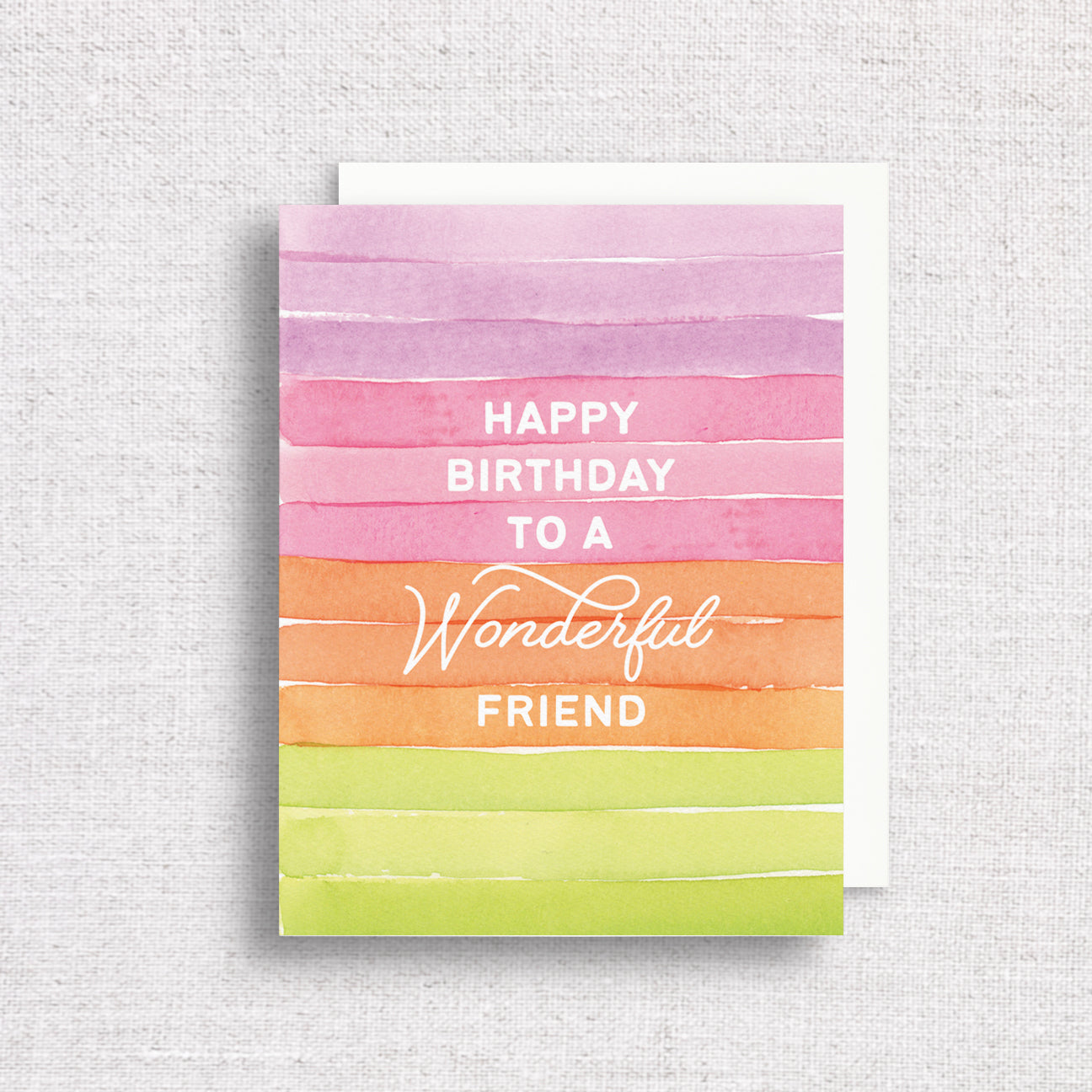 Happy Birthday to a Wonderful Friend Greeting Card by Gert & Co