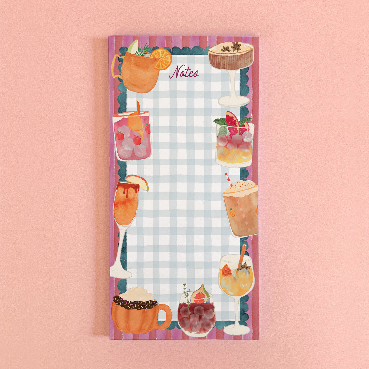 Fall Cocktails Notepad