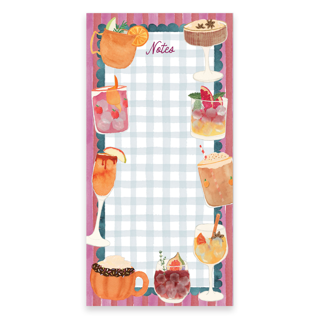 Fall Cocktails Notepad