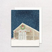 Holiday Barn Greeting Card by Gert & Co