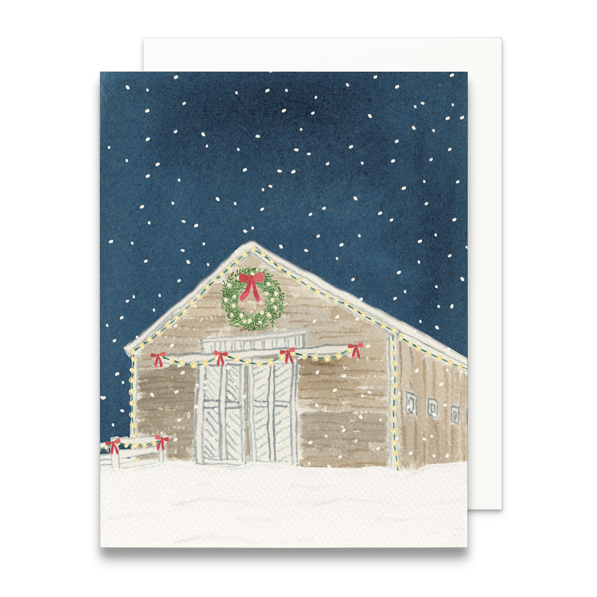 Holiday Barn Greeting Card