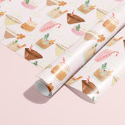 Holiday Cocktails Gift Wrap by Gert & Co
