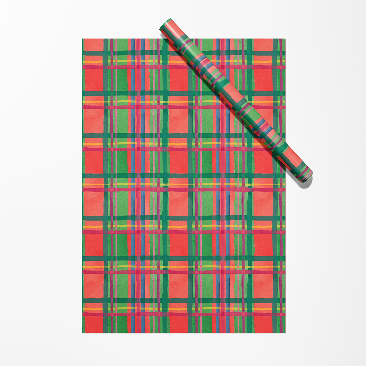 Holiday Plaid Gift Wrap