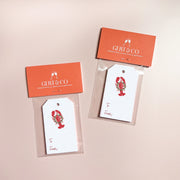 Maine Holiday Lobster Gift Tags by Gert & Co