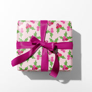 Pink Holly Holiday Gift Wrap