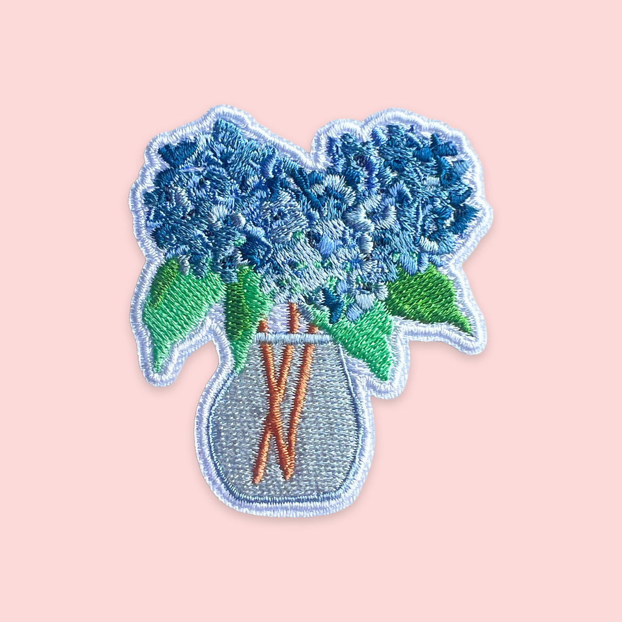 Hydrangea Iron-On Patch