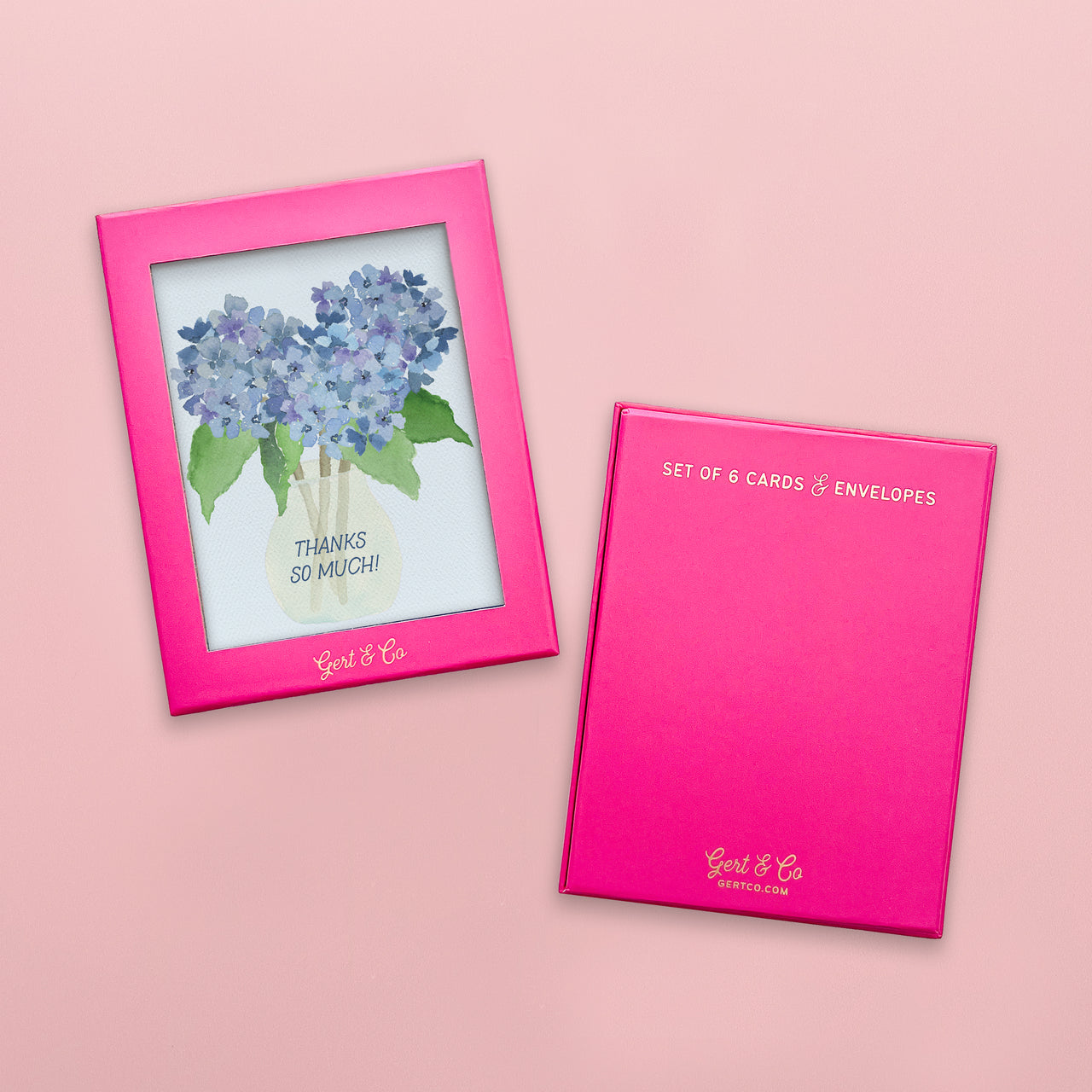 Hydrangea Bouquet Greeting Cards, Set of 6