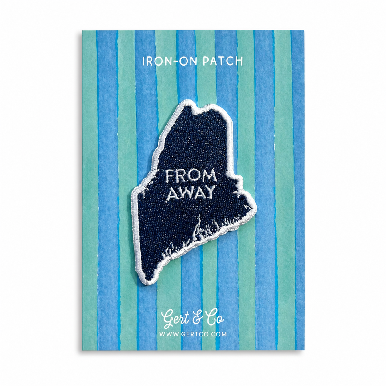 Maine “From Away” Iron-on Patch