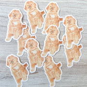 Goldendoodle Sticker by Gert & Co