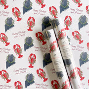 Maine Holiday Gift Wrap by Gert & Co
